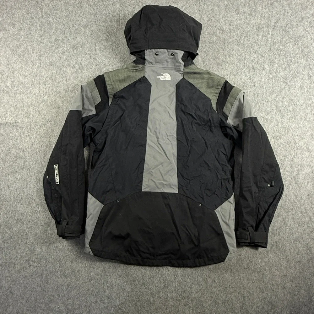 The North Face Steep Tech Jacket Mens L Black Gray F08 2008 Ski Gorpcore